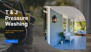 T& J  Pressure Washing landing page image